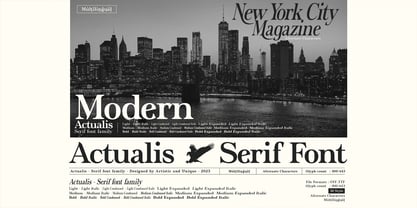 Actualis Font Poster 9