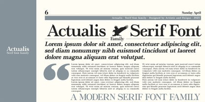 Actualis Font Poster 7