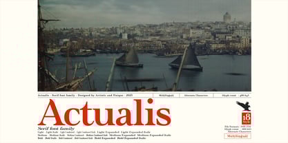 Actualis Font Poster 1