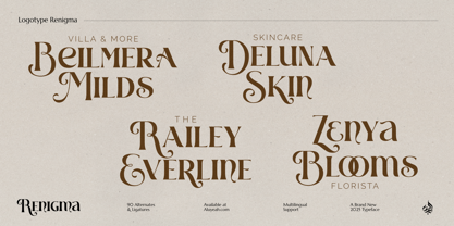 Al Renigma Font Poster 14