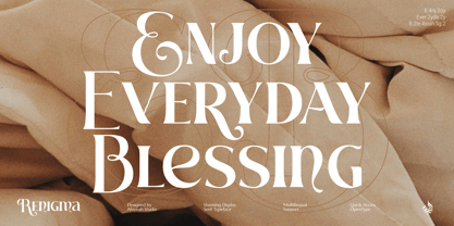 Al Renigma Font Poster 8