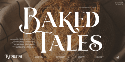 Al Renigma Font Poster 9