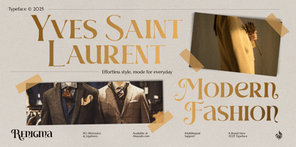 Al Renigma Font Poster 6