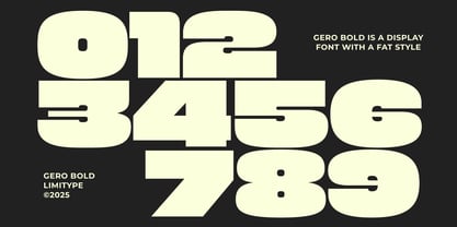 Gero Font Poster 10