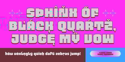 Cook Modtrial Font Poster 5