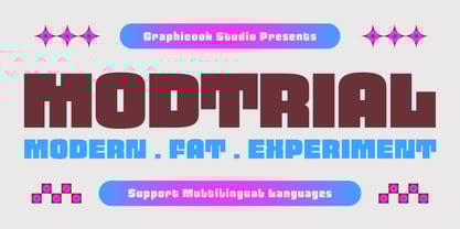 Cook Modtrial Font Poster 1