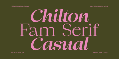 Chilton Font Poster 1