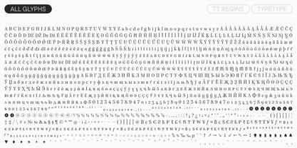 TT Regins Font Poster 10