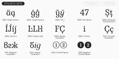 TT Regins Font Poster 14