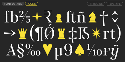 TT Regins Font Poster 15