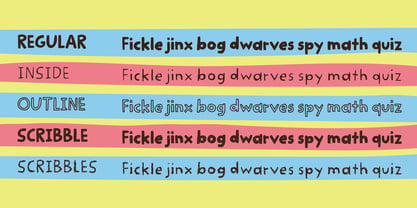 Sunshine in a bag Font Poster 3