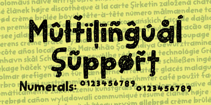 Sunshine in a bag Font Poster 9