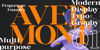Avermont Font Poster 1