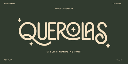 Querolas Font Poster 1