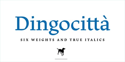 Dingocitta Font Poster 1
