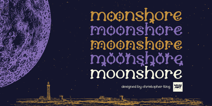 Moonshore Font Poster 1