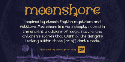 Moonshore Font Poster 2