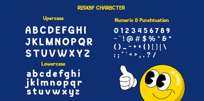 Ruskaf Font Poster 8