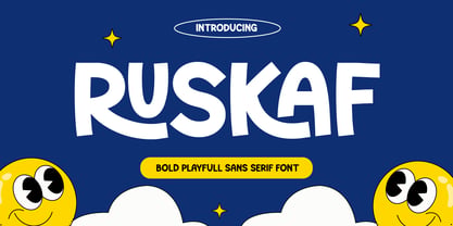 Ruskaf Font Poster 1