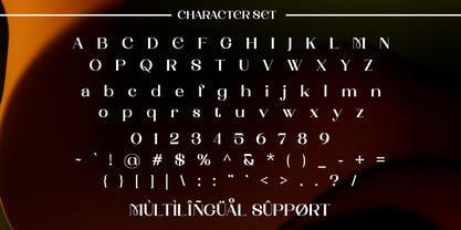 Landmark Models Font Poster 8