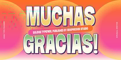 Cook Bolidge Font Poster 10