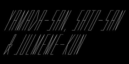 Julmeme Kun Font Poster 5