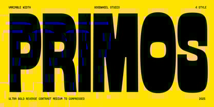 GW Primos Font Poster 1