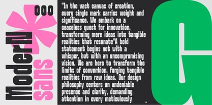 Ferron Font Poster 3