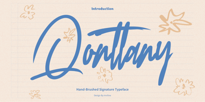 Qonttany Font Poster 1