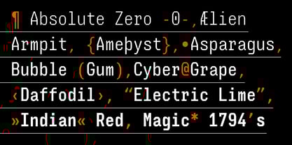 Perupa Mono Font Poster 4
