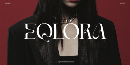 Eqlora Font Poster 1