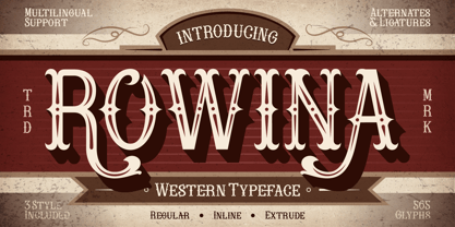 Rowina Font Poster 1