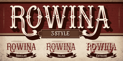 Rowina Font Poster 4