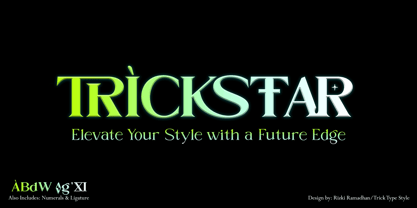 Trickstar Font Poster 1