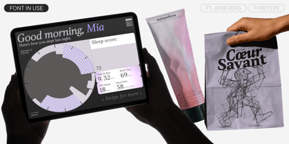 TT Jenevers Font Poster 2