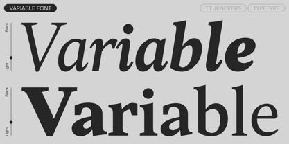 TT Jenevers Font Poster 5