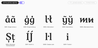 TT Jenevers Font Poster 14