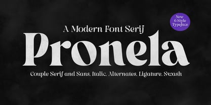 Pronela Font Poster 1