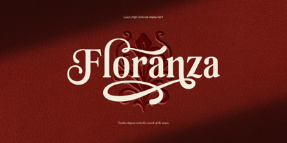 Floranza Font Poster 1