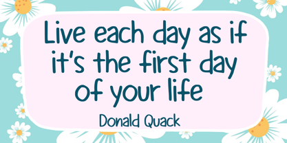Happy Morning Handwriting Font Poster 3
