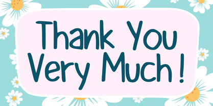 Happy Morning Handwriting Font Poster 5