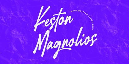 MC Kestone Magnolios Font Poster 1