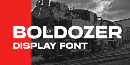 Boldozer Font Poster 1