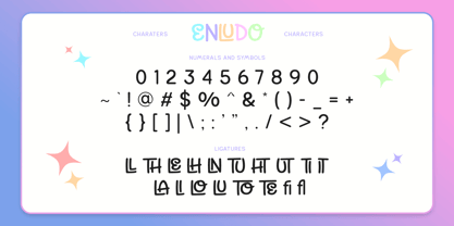 Enludo Font Poster 11