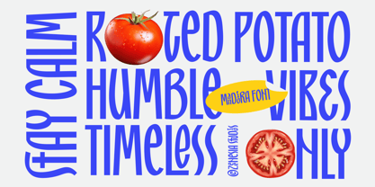 Mandiora Font Poster 3