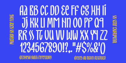 Mandiora Font Poster 14