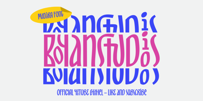 Mandiora Font Poster 6