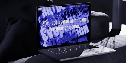 Entrofly Font Poster 3