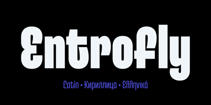 Entrofly Font Poster 1