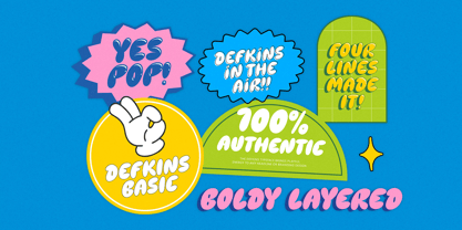 Defkins Font Poster 4